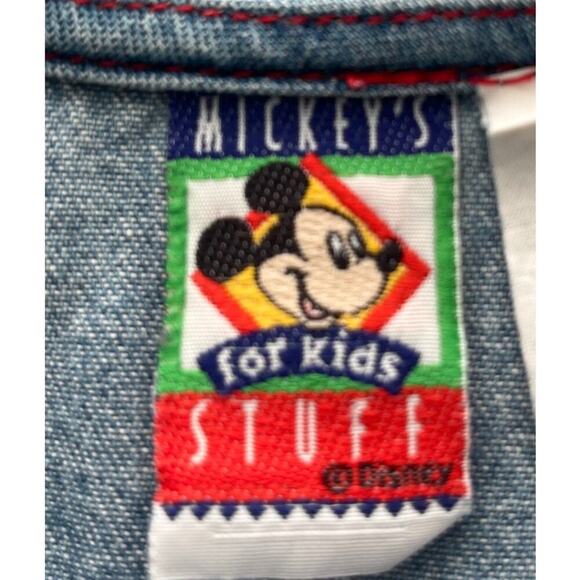 Mickey Stuff for Kids Girls 6X Blue Jean Denim LongSleeves Embroidery Details - Picture 3 of 13